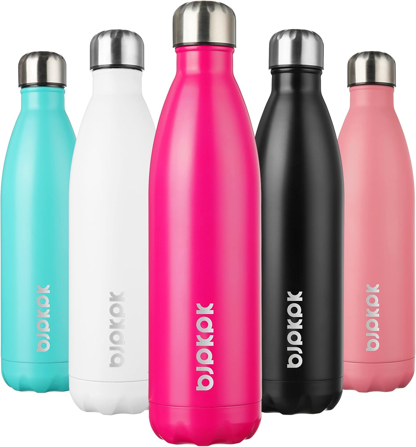 25 oz Insulated Stainless Steel Water Bottle, Metal Sports Flask | Double Wall Vacuum, Leak Proof, Keeps Hot/Cold, BPA Free, Dishwasher Safe, Cupholder Friendly, Travel, Lake Blue - Colors B