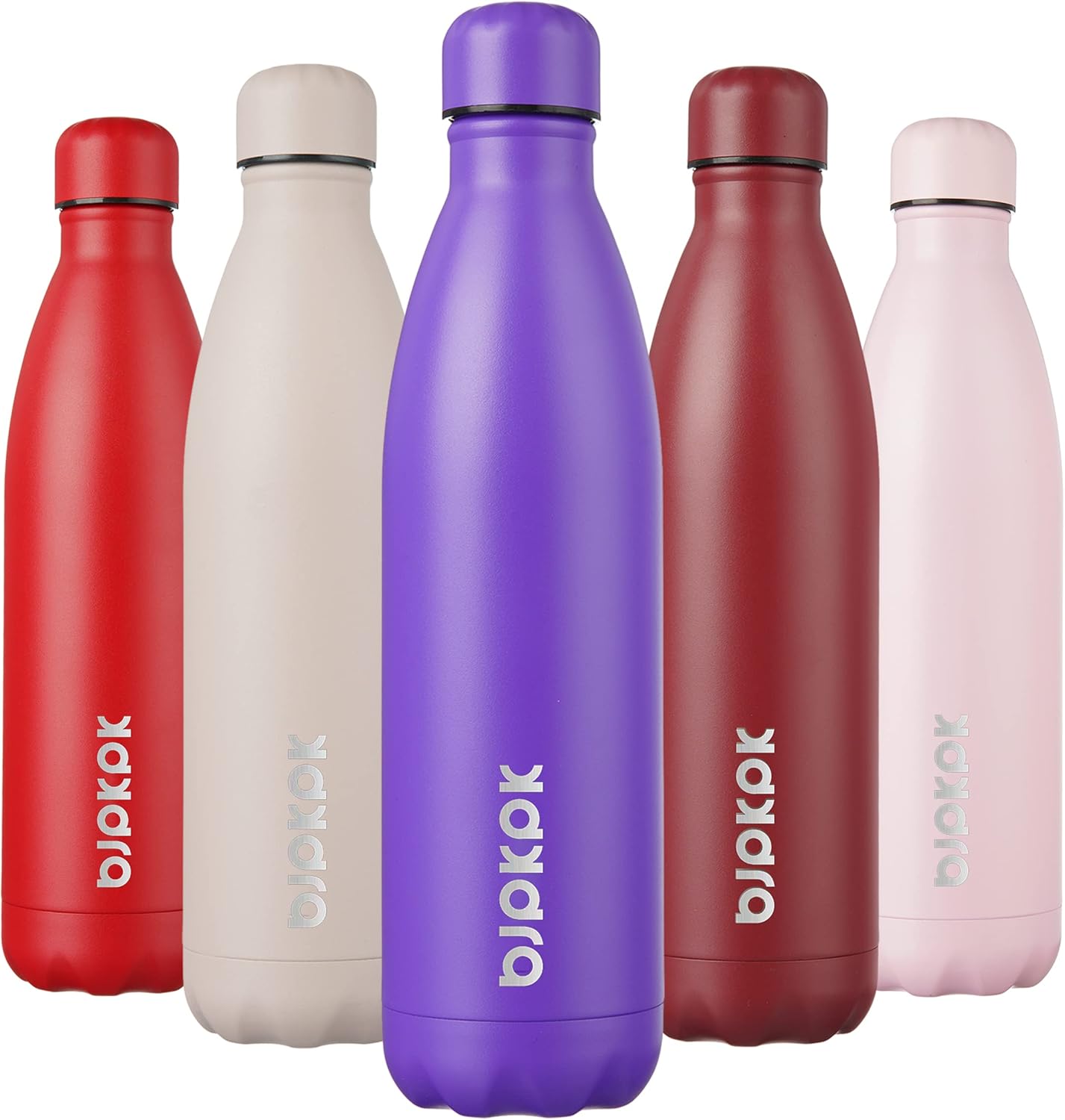 25 oz Insulated Stainless Steel Water Bottle, Metal Sports Flask | Double Wall Vacuum, Leak Proof, Keeps Hot/Cold, BPA Free, Dishwasher Safe, Cupholder Friendly, Travel, Lake Blue - Colors B