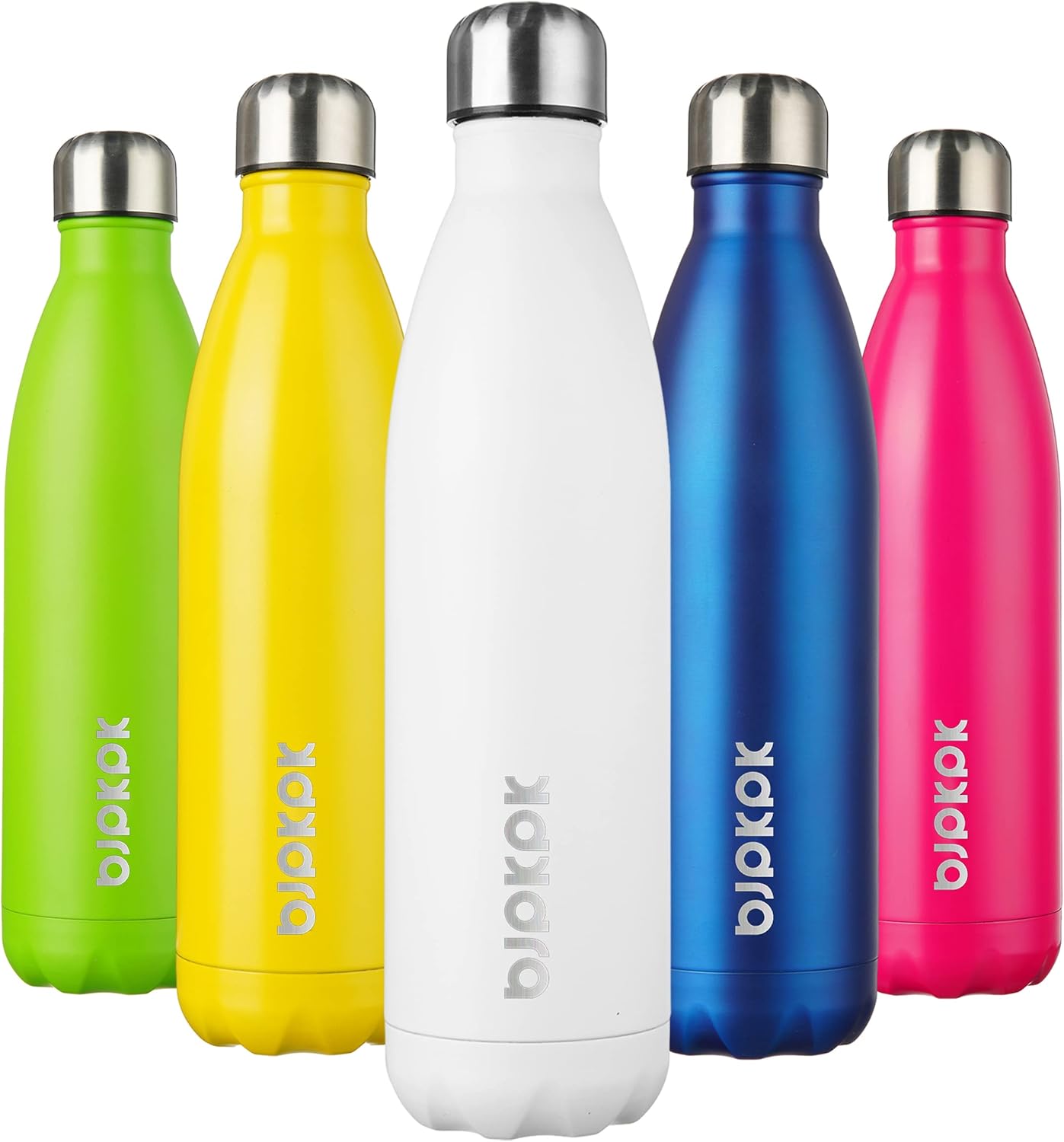 25 oz Insulated Stainless Steel Water Bottle, Metal Sports Flask | Double Wall Vacuum, Leak Proof, Keeps Hot/Cold, BPA Free, Dishwasher Safe, Cupholder Friendly, Travel, Lake Blue - Colors B