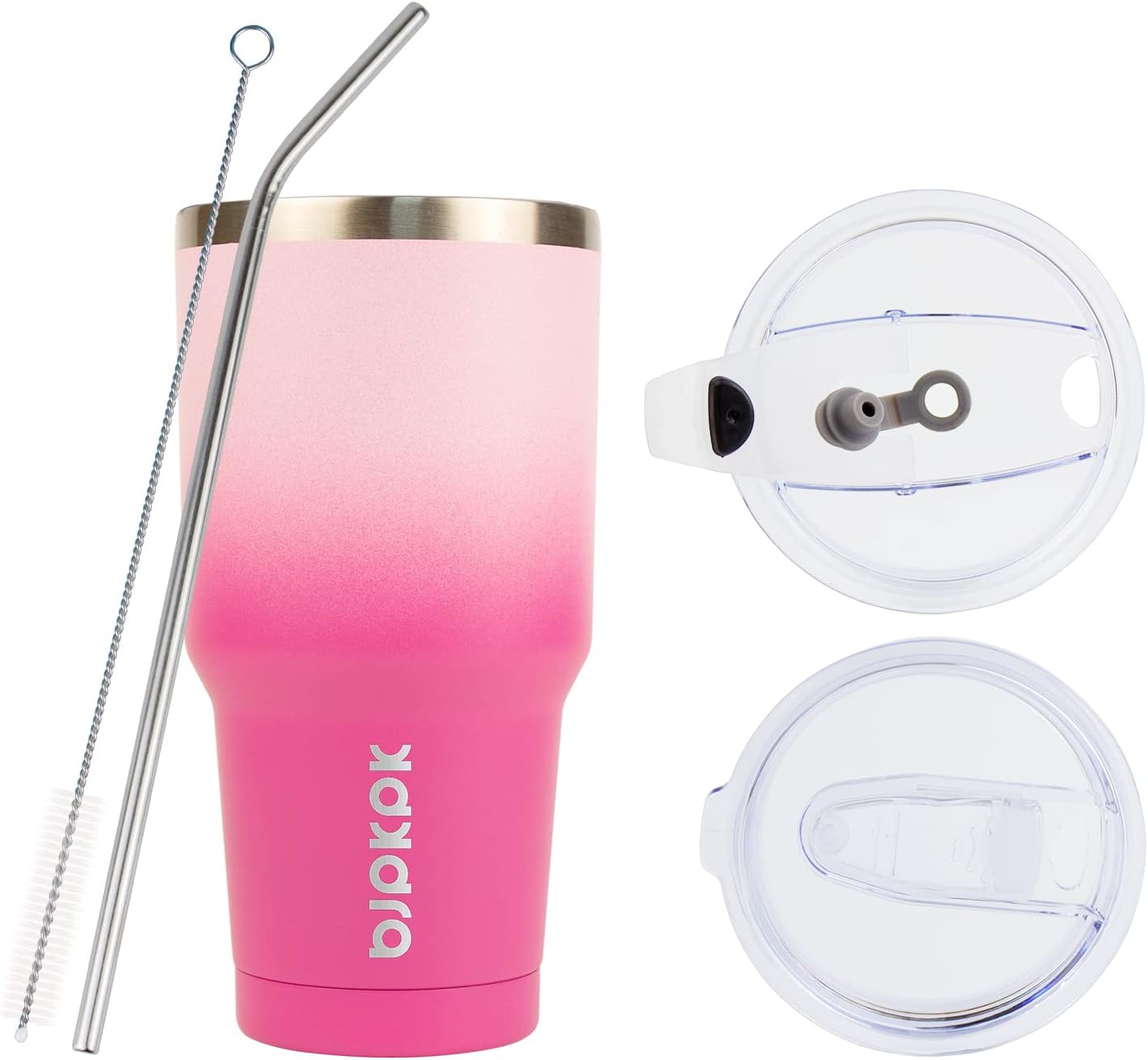 20oz Coffee Tumbler with Lid & Straw, Insulated Stainless Steel Mug | Double Wall Vacuum, Keeps Hot/Cold, BPA Free, Leak Proof, Iced Coffee Cup Fit Car Holder, Travel & Beach, Turquoise - Colors A