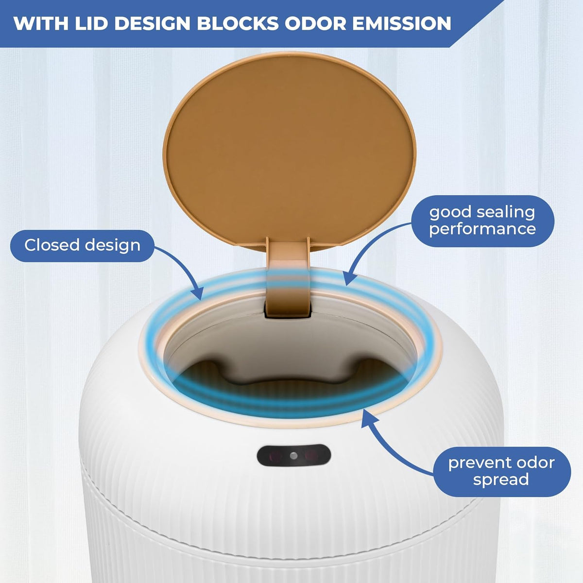 Smart Sensor Wastebasket, Convenient and Hygienic Easy to Use