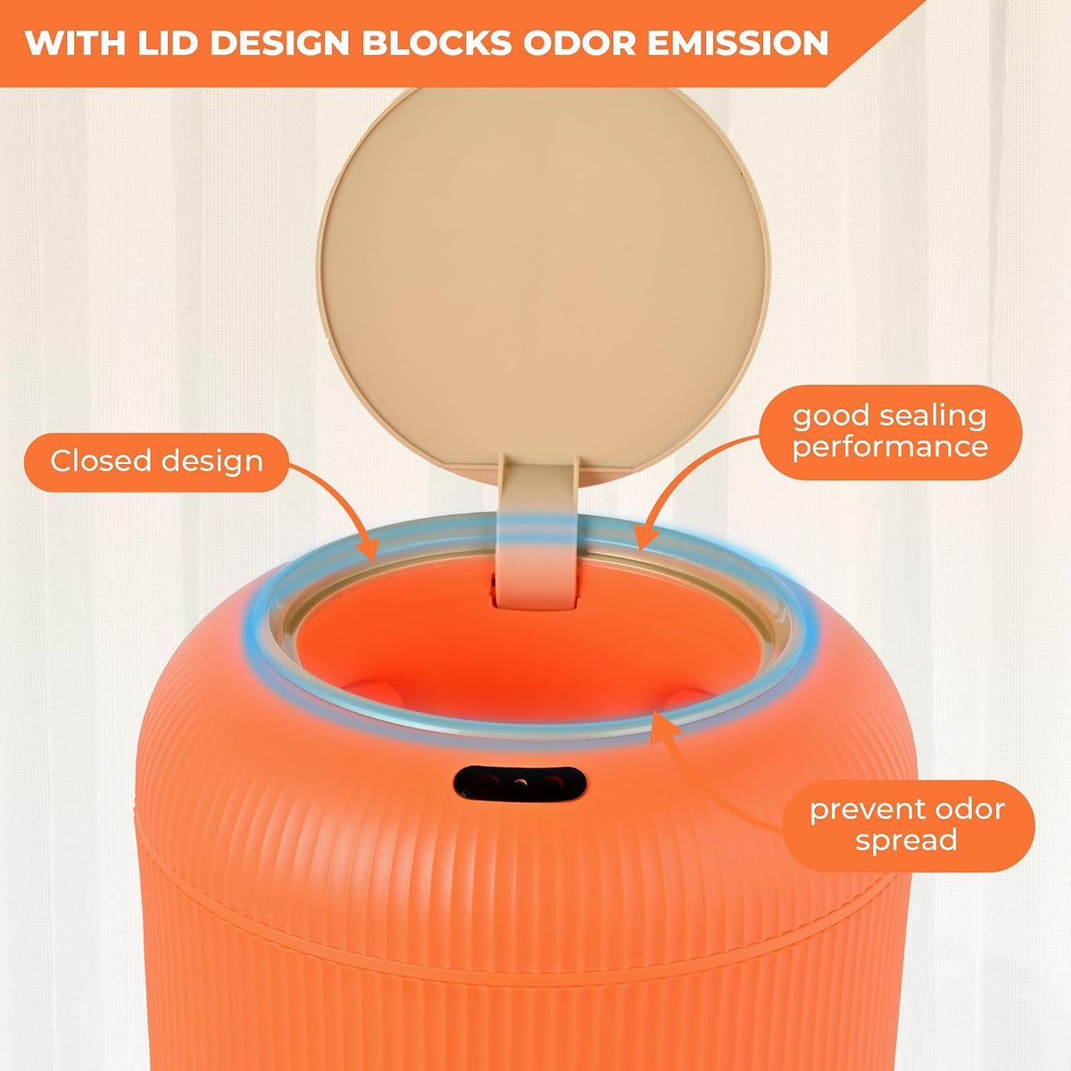 Smart Sensor Wastebasket, Convenient and Hygienic Easy to Use