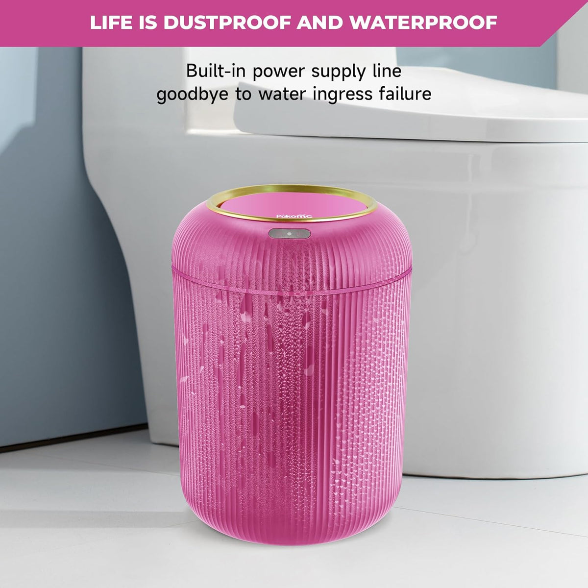 Smart Sensor Wastebasket, Convenient and Hygienic Easy to Use
