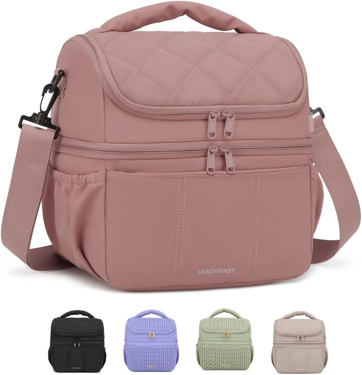 Breastmilk Cooler Bag, 12L Double Deck with Detachable Divider