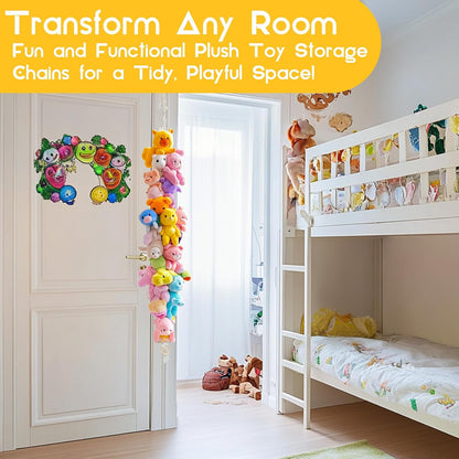 Cotton Hanging Storage Chain - Display Holder for Stuffed Animals