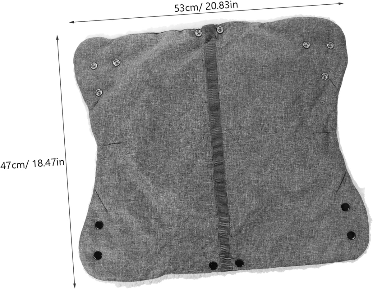 Stroller Gloves Warm Oxford -Freeze Hand Muffs for Parents for Cold Weather Outings Fits All Stroller Handles Cozy Convenient Design