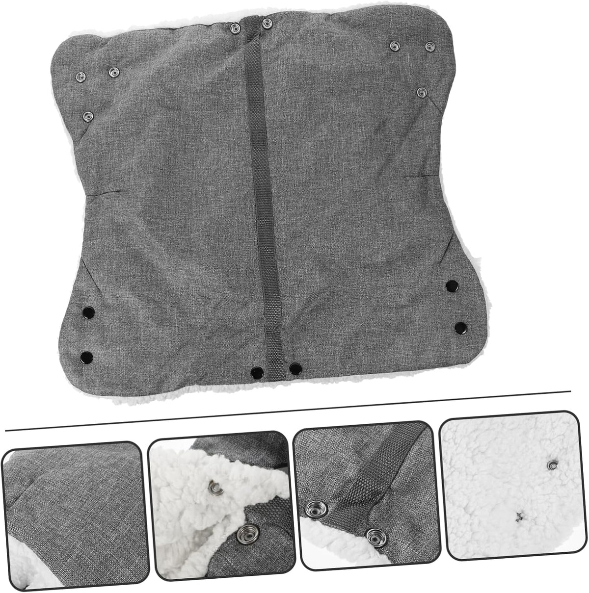 Stroller Gloves Warm Oxford -Freeze Hand Muffs for Parents for Cold Weather Outings Fits All Stroller Handles Cozy Convenient Design
