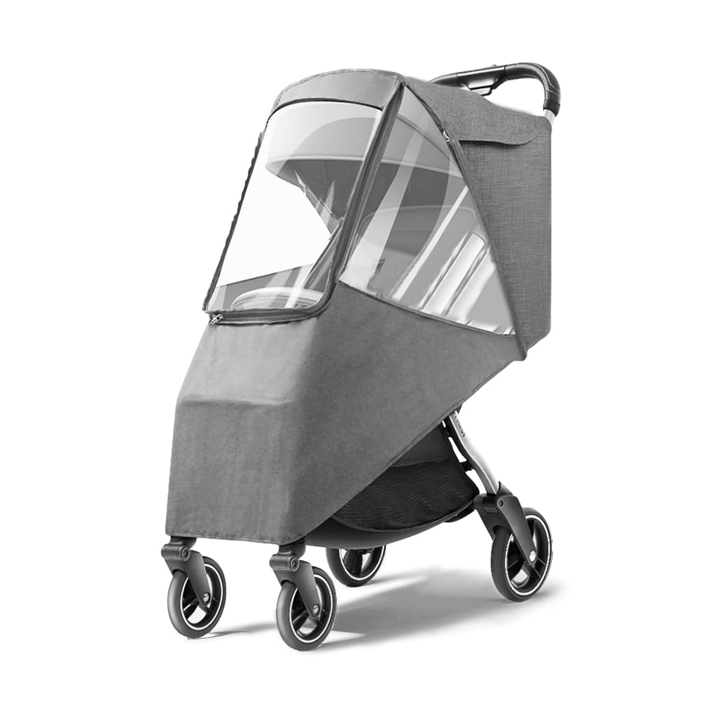 Stroller Rain Cover, Universal Baby Travel Weather Shield Breathable