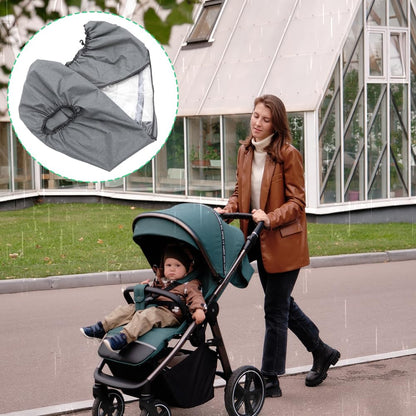 Stroller Rain Cover, Universal Baby Travel Weather Shield Breathable