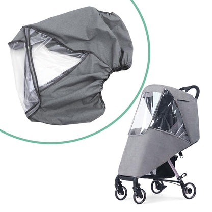 Stroller Rain Cover, Universal Baby Travel Weather Shield Breathable