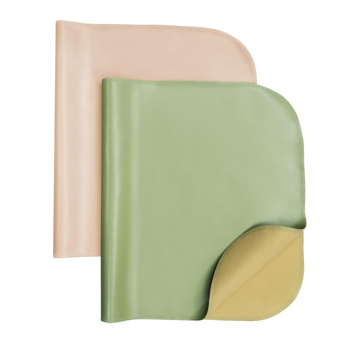Changing Pad for Bed - Leather Changing Pad for Baby, Portable Baby Changing Mat Travel, Compact Diaper Change Mat, Fits Diaper Bag Beige