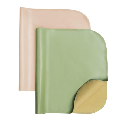Changing Pad for Bed - Leather Changing Pad for Baby, Portable Baby Changing Mat Travel, Compact Diaper Change Mat, Fits Diaper Bag Beige