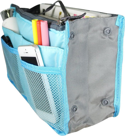 ® Unisex Bag Insert Organizer, Travel Bag Organizer - Grey