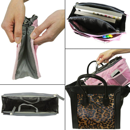 ® Unisex Bag Insert Organizer, Travel Bag Organizer - Grey