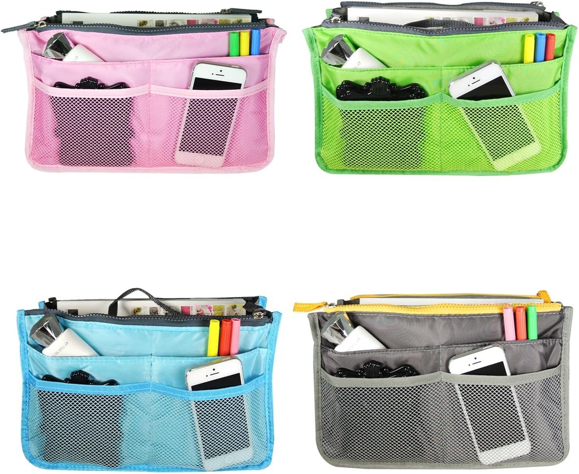 ® Unisex Bag Insert Organizer, Travel Bag Organizer - Grey