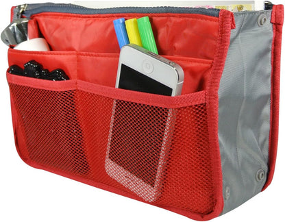 ® Unisex Bag Insert Organizer, Travel Bag Organizer - Grey
