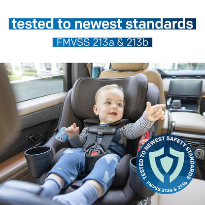 Baby, Chili Spin SI 360 Rotating 2-in-1 Convertible Car Seat, Rear and Forward-Facing, No-Rethread Harness, Side Impact Protection (Dove)