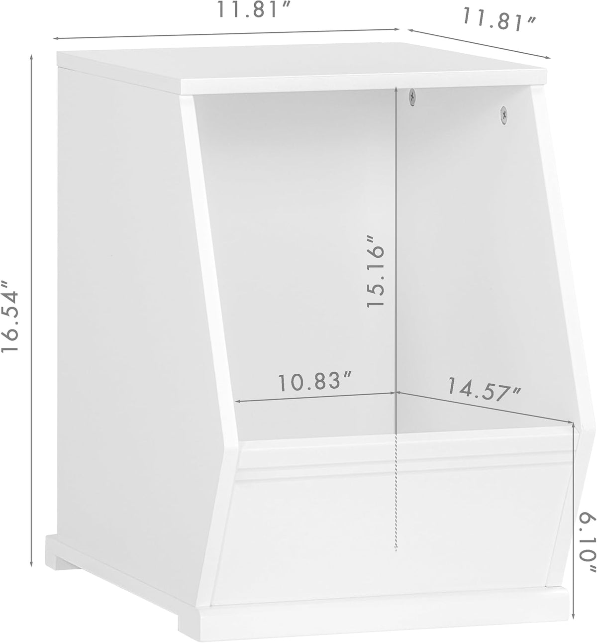 Kids Toy Storage Organizer, Stackable Bins, Cubby Toy Shelf