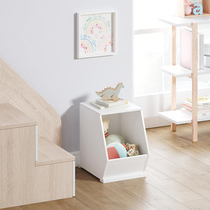Kids Toy Storage Organizer, Stackable Bins, Cubby Toy Shelf