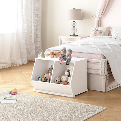 Kids Toy Storage Organizer, Stackable Bins, Cubby Toy Shelf