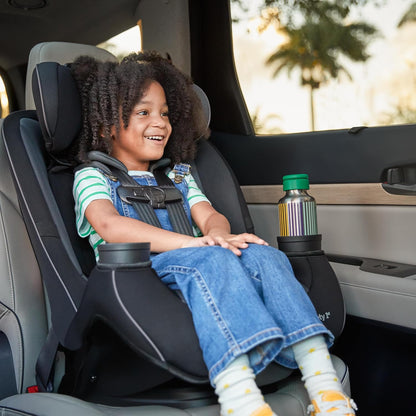Grow and Go All-in-One Convertible Car Seat, Rear Facing, 5-40 lbs, Forward Facing (30–65 lbs), High Back Booster Seat 40-100 pounds, Alaskan Blue