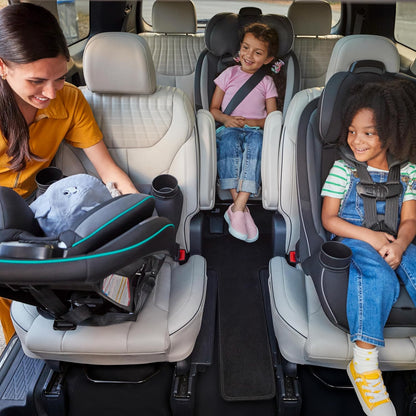 Grow and Go All-in-One Convertible Car Seat, Rear Facing, 5-40 lbs, Forward Facing (30–65 lbs), High Back Booster Seat 40-100 pounds, Alaskan Blue