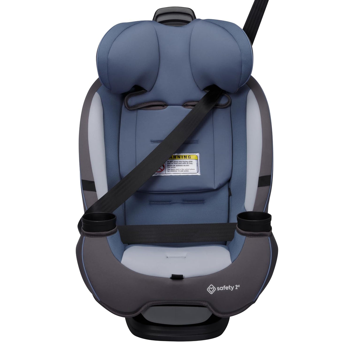 Grow and Go All-in-One Convertible Car Seat, Rear Facing, 5-40 lbs, Forward Facing (30–65 lbs), High Back Booster Seat 40-100 pounds, Alaskan Blue