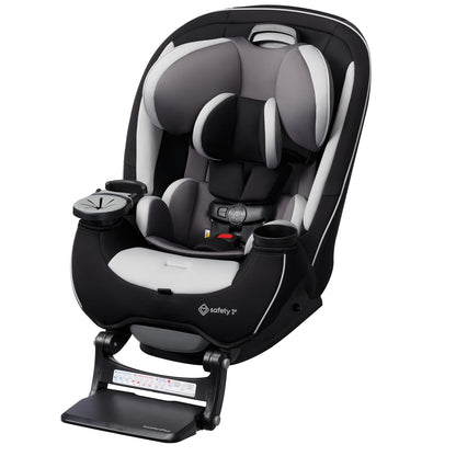 Grow and Go All-in-One Convertible Car Seat, Rear Facing, 5-40 lbs, Forward Facing (30–65 lbs), High Back Booster Seat 40-100 pounds, Alaskan Blue