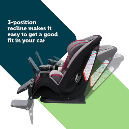 Grow and Go All-in-One Convertible Car Seat, Rear Facing, 5-40 lbs, Forward Facing (30–65 lbs), High Back Booster Seat 40-100 pounds, Alaskan Blue