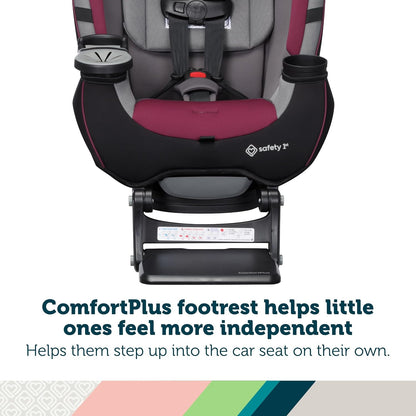 Grow and Go All-in-One Convertible Car Seat, Rear Facing, 5-40 lbs, Forward Facing (30–65 lbs), High Back Booster Seat 40-100 pounds, Alaskan Blue
