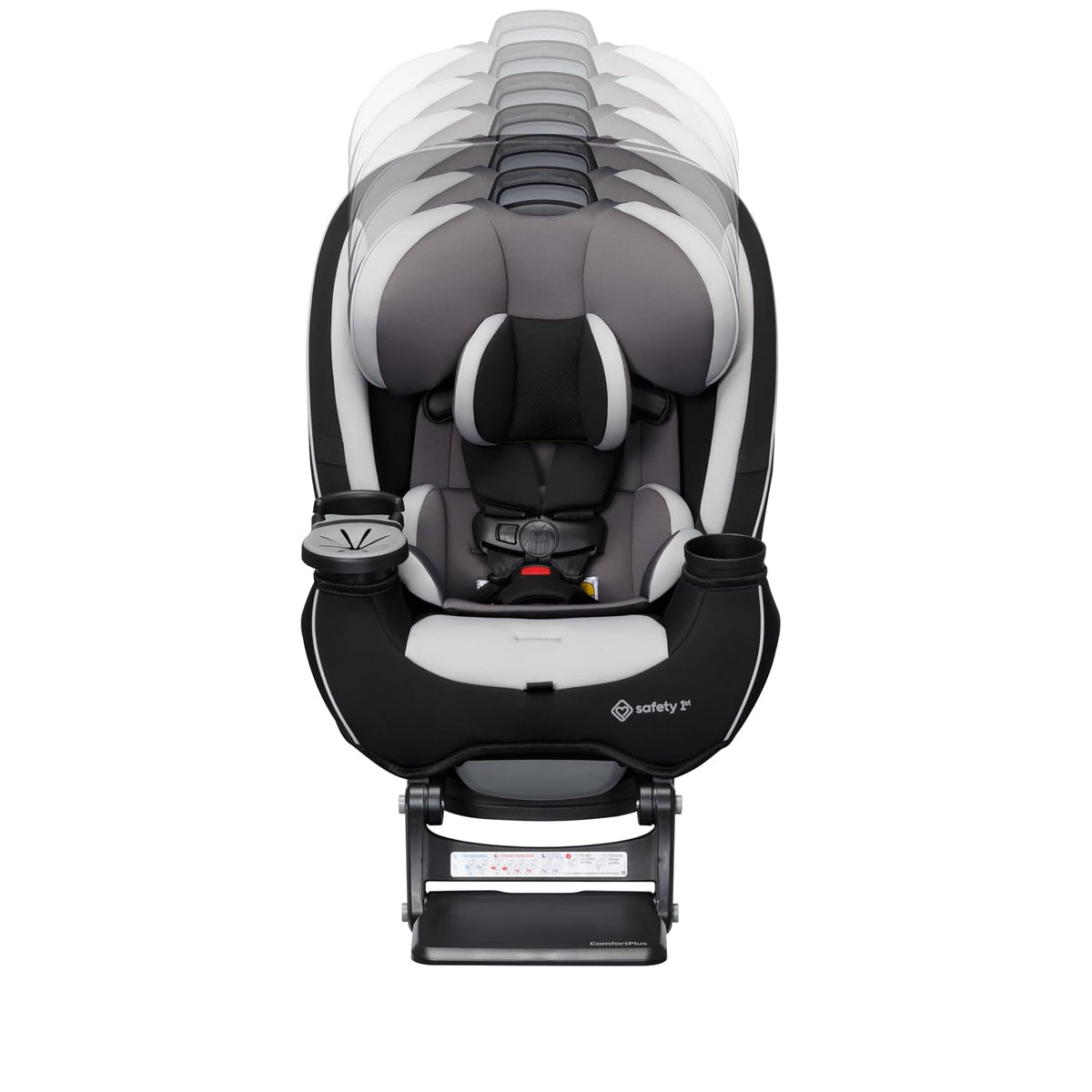 Grow and Go All-in-One Convertible Car Seat, Rear Facing, 5-40 lbs, Forward Facing (30–65 lbs), High Back Booster Seat 40-100 pounds, Alaskan Blue