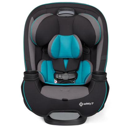 Grow and Go All-in-One Convertible Car Seat, Rear Facing, 5-40 lbs, Forward Facing (30–65 lbs), High Back Booster Seat 40-100 pounds, Alaskan Blue