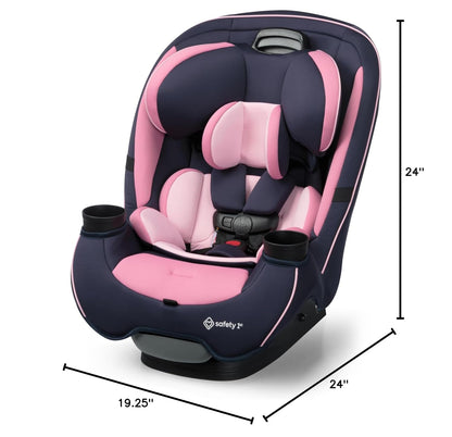 Grow and Go All-in-One Convertible Car Seat, Rear Facing, 5-40 lbs, Forward Facing (30–65 lbs), High Back Booster Seat 40-100 pounds, Alaskan Blue