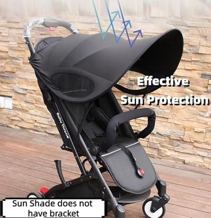 Sun Shade for Strollers Universal Strollers Cover Breathable UV Protection Cover Adjustable Stroller Sun Shade Summer Stroller Accessories Sunscreen Cover Baby Stroller Windshield
