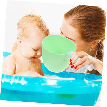 ERINGOGO Large Baby Bath Rinse Cup for Boys and Girls Shampoo Rinser Comfortable to Hold Handle for Bath Time and Hair Washing
