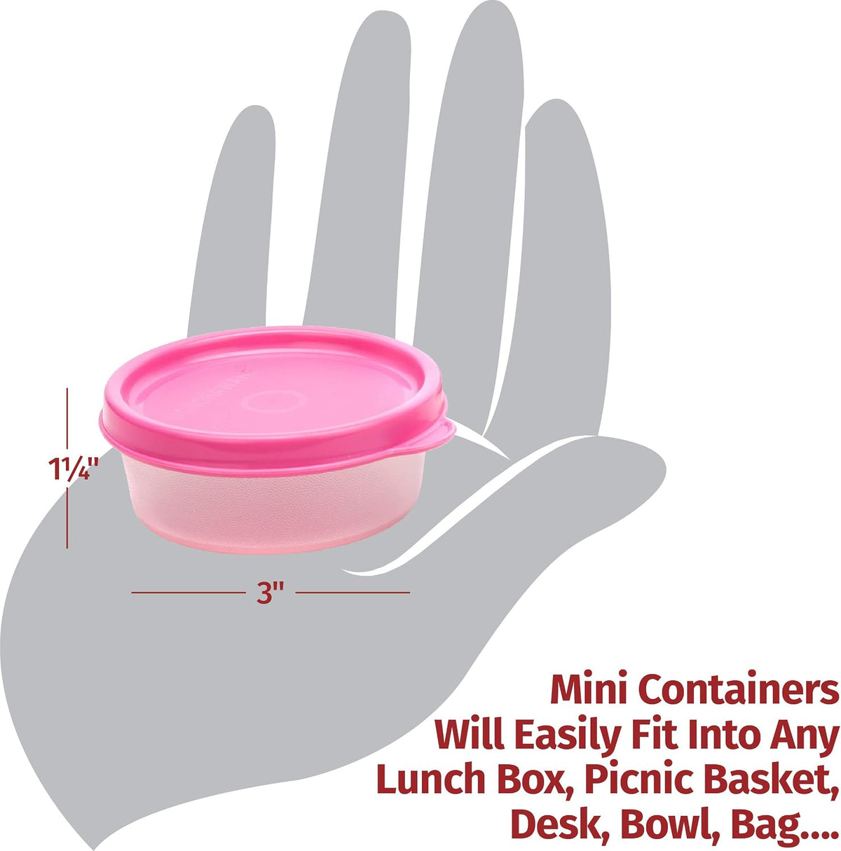 Condiment Containers with Lids- 6 pk. 1.3 oz.Salad Dressing to go Small Food Storage Containers- Sauce Cups Leak proof Reusable Plastic BPA free for Lunch Box Picnic Travel