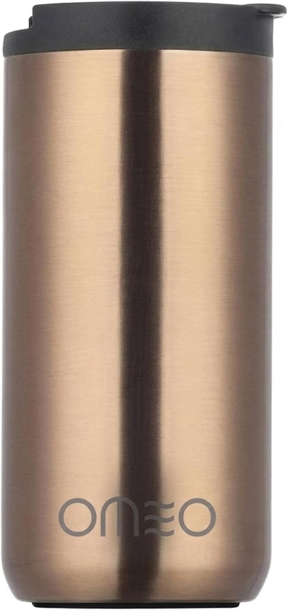 Stainless Steel Insulated Tumbler with Leak-Resistant Lid | BPA-Free, Easy Clean | Double Wall Vacuum Cup for Hot & Cold Drinks | Portable Water Bottle for Office, Outdoor&Travel (Black, 550ml)