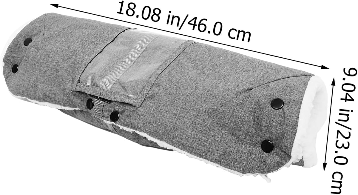 Winter Stroller Hand Detachable Windproof Gloves for Cold Weather Comfortable Material for Stroller Use Fit for Parents