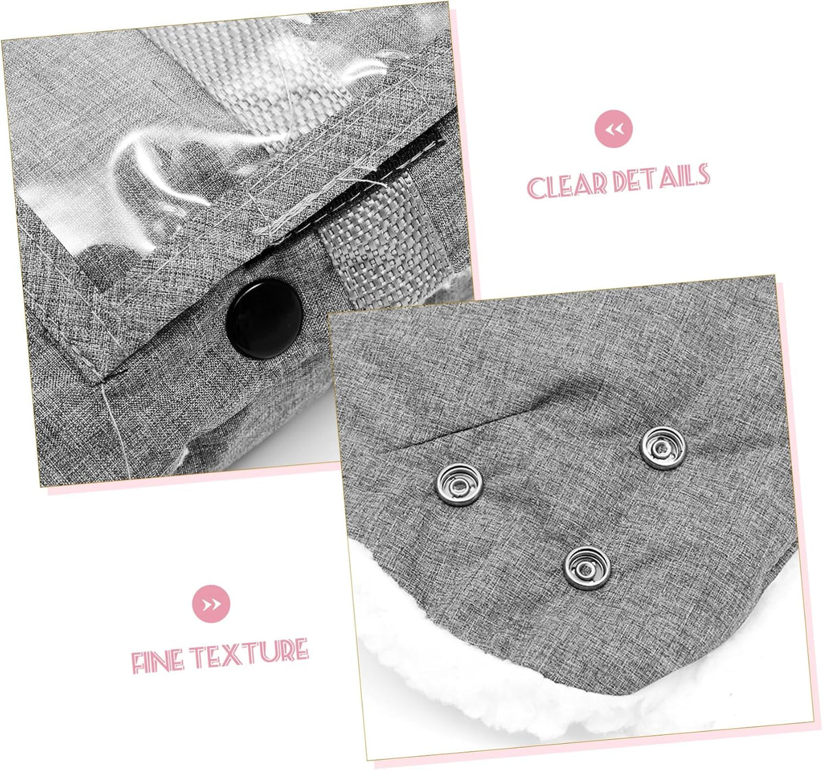 Winter Stroller Hand Detachable Windproof Gloves for Cold Weather Comfortable Material for Stroller Use Fit for Parents