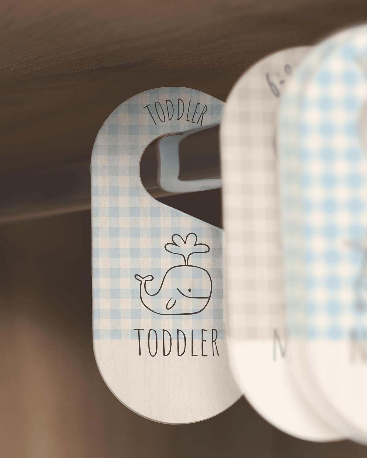 Baby Clothes Dividers For Closet - Wooden Baby Clothes Organizer Dividers for Boy & Girl, 8 Baby Closet Dividers by Size - Ideal Clothing Organizers