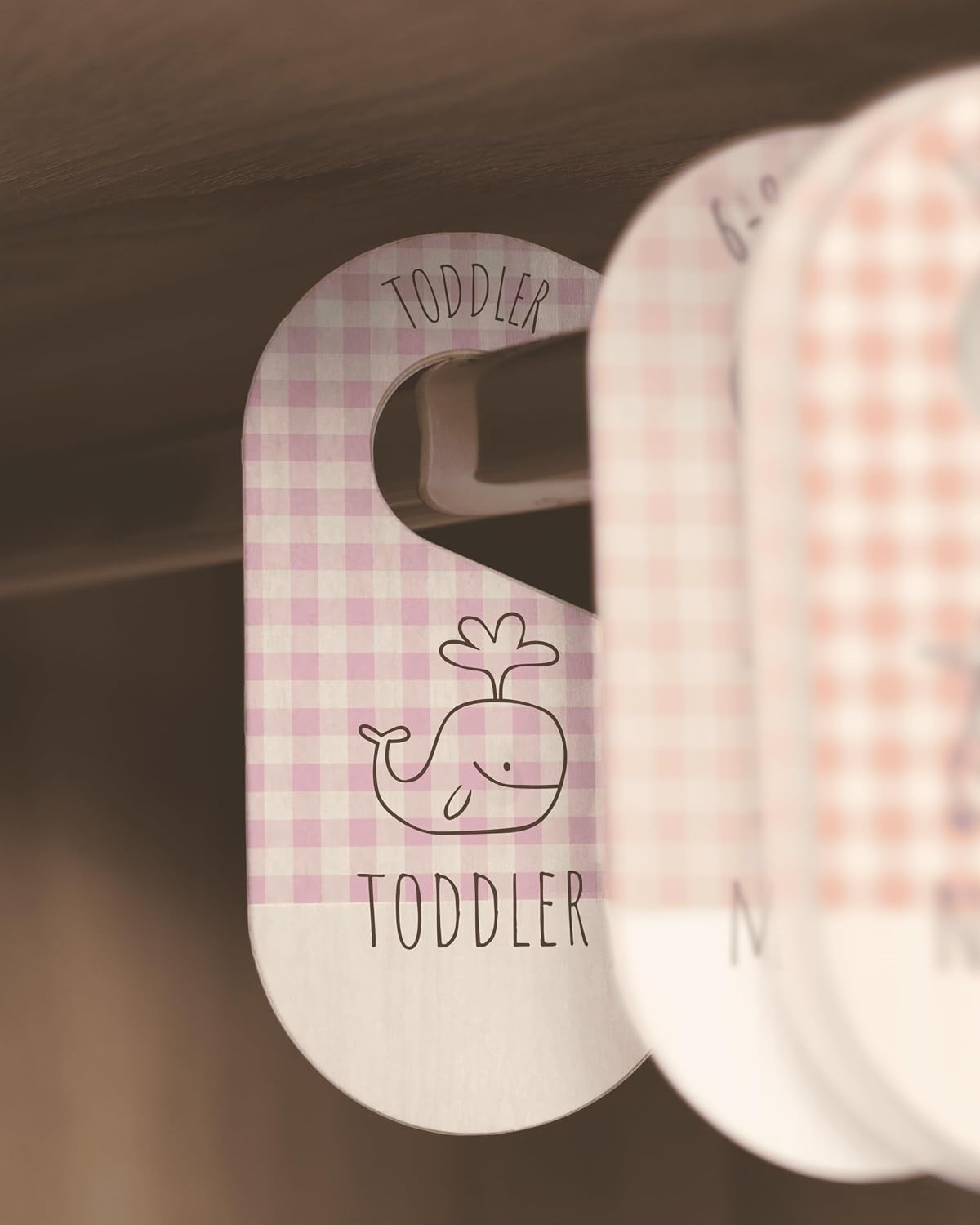 Baby Clothes Dividers For Closet - Wooden Baby Clothes Organizer Dividers for Boy & Girl, 8 Baby Closet Dividers by Size - Ideal Clothing Organizers