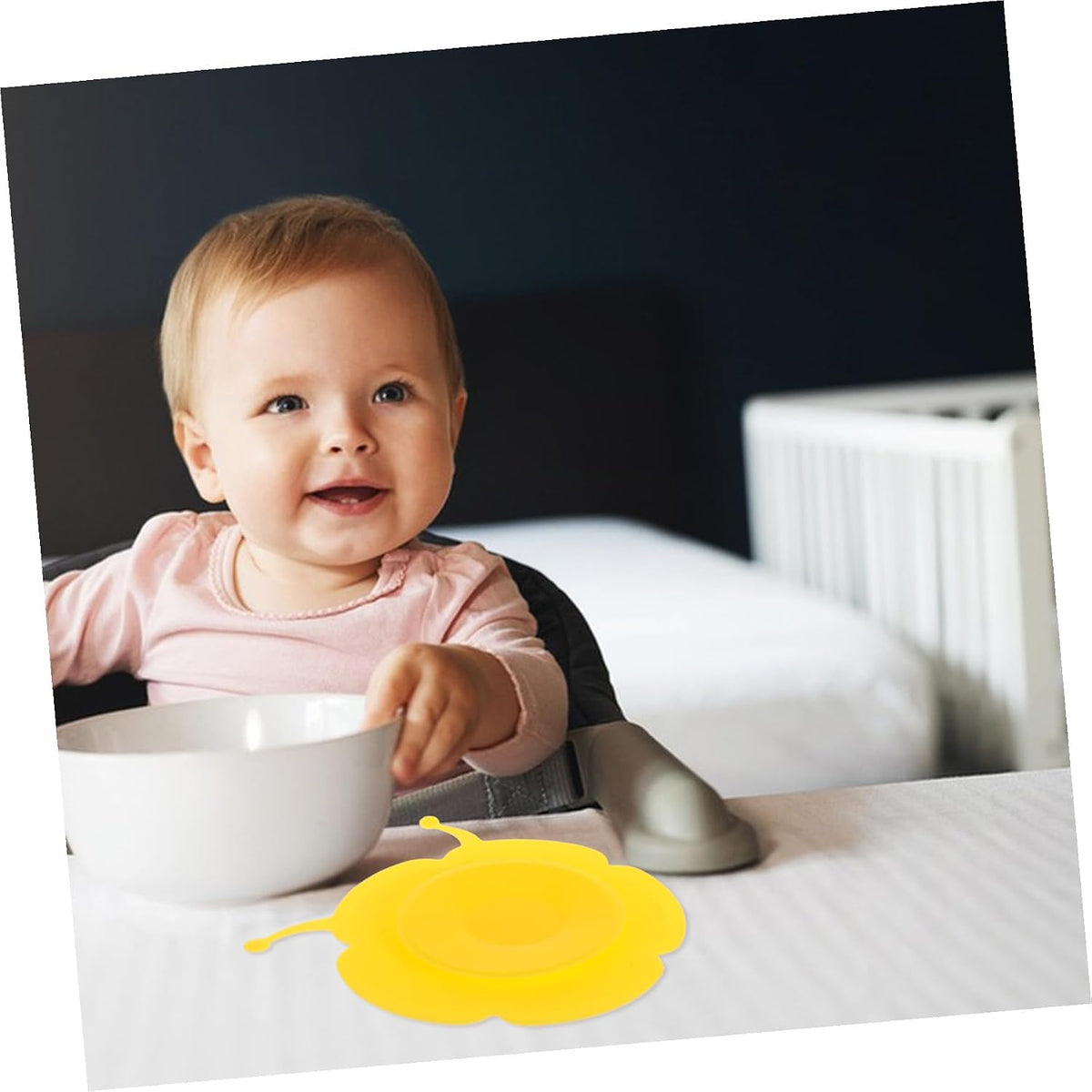 Silicone Anti Slip Bowl Mat with Strong Suction for Baby