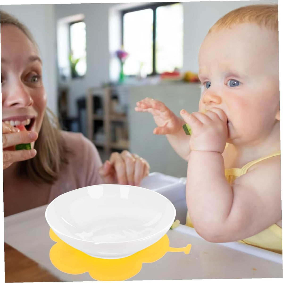 Silicone Anti Slip Bowl Mat with Strong Suction for Baby