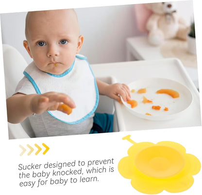 Silicone Anti Slip Bowl Mat with Strong Suction for Baby