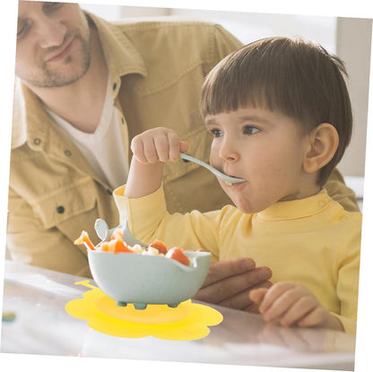 Silicone Anti Slip Bowl Mat with Strong Suction for Baby