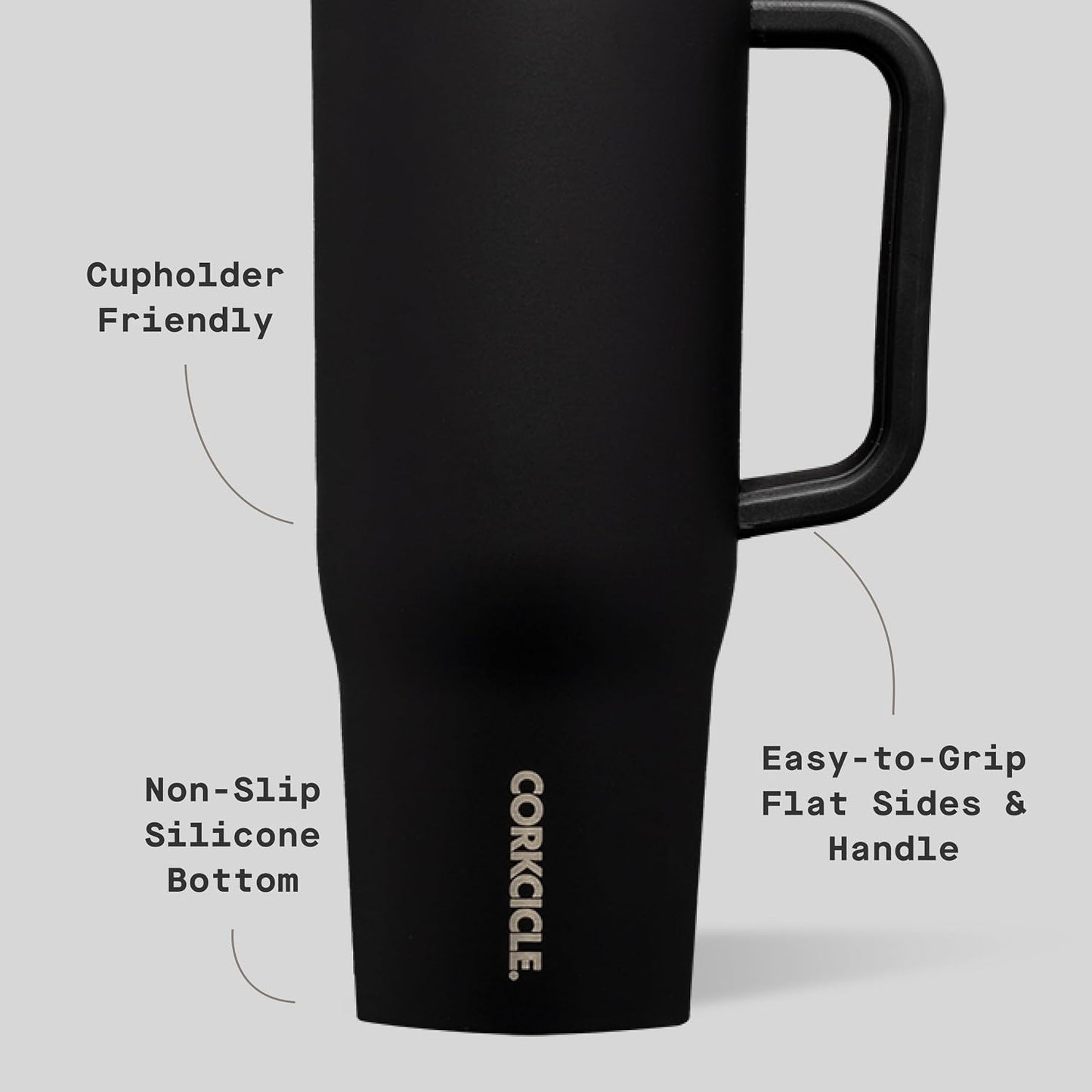 Cruiser Insulated Tumbler - Keeps Drinks Cold 20 Hours - Triple-Insulated Stainless Steel - Spill-Proof Lid - Summer Drinkware Gift - Keeps Drinks Ice Cold - 40 oz - Gloss Powder Blue