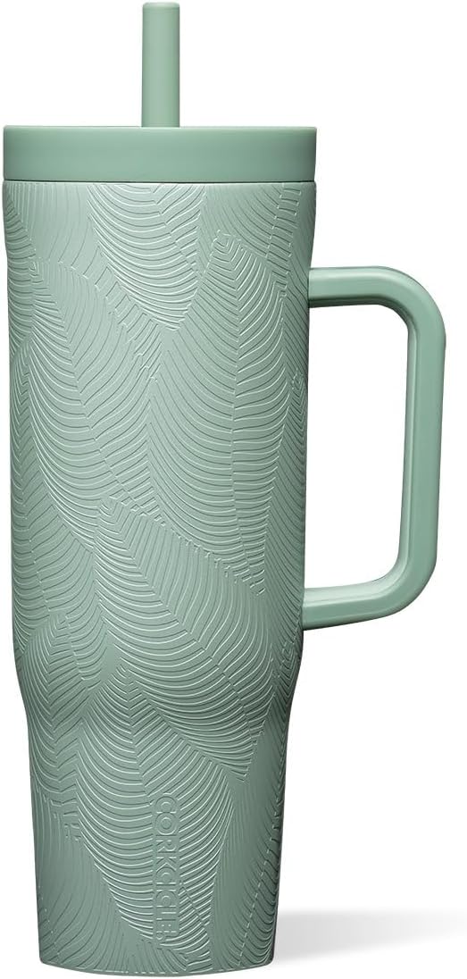 Cruiser Insulated Tumbler - Keeps Drinks Cold 20 Hours - Triple-Insulated Stainless Steel - Spill-Proof Lid - Summer Drinkware Gift - Keeps Drinks Ice Cold - 40 oz - Gloss Powder Blue