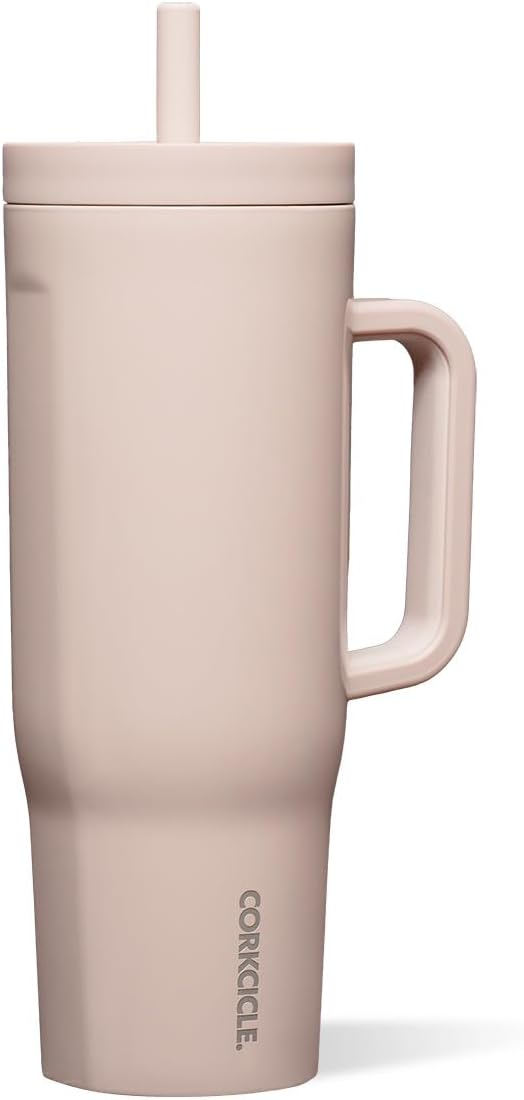 Cruiser Insulated Tumbler - Keeps Drinks Cold 20 Hours - Triple-Insulated Stainless Steel - Spill-Proof Lid - Summer Drinkware Gift - Keeps Drinks Ice Cold - 40 oz - Gloss Powder Blue
