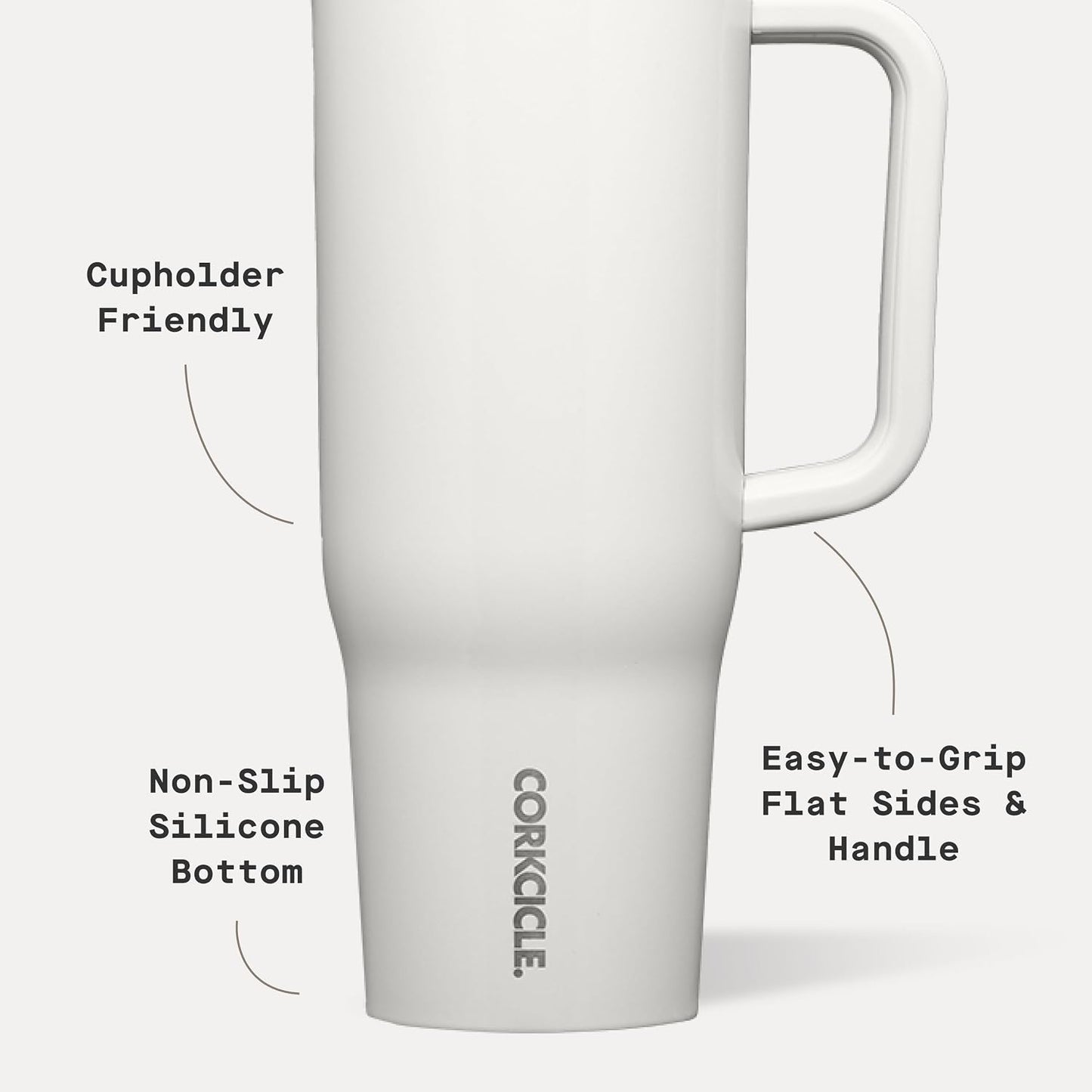 Cruiser Insulated Tumbler - Keeps Drinks Cold 20 Hours - Triple-Insulated Stainless Steel - Spill-Proof Lid - Summer Drinkware Gift - Keeps Drinks Ice Cold - 40 oz - Gloss Powder Blue