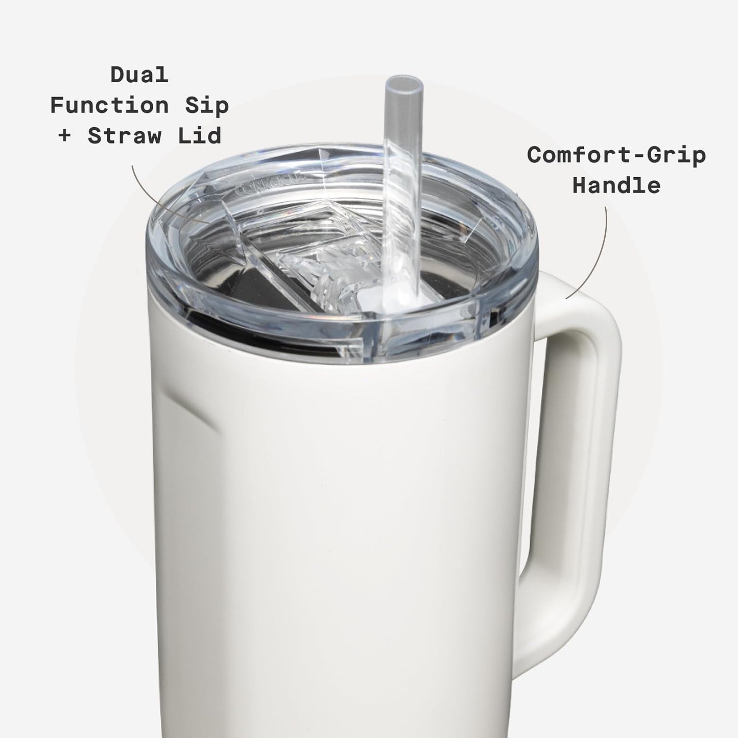 Cruiser Insulated Tumbler - Keeps Drinks Cold 20 Hours - Triple-Insulated Stainless Steel - Spill-Proof Lid - Summer Drinkware Gift - Keeps Drinks Ice Cold - 40 oz - Gloss Powder Blue